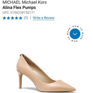 Michael Kors size 8 nude heels